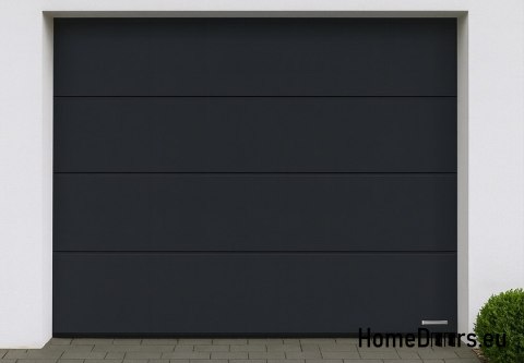 Brama garażowa segmentowa automatyczna z napędem 2500x2125mm Antracyt