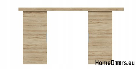 Drzwi przesuwne 148 naścienne ALFA LOFT 02 Dąb Tajga 74 + system przesuwny