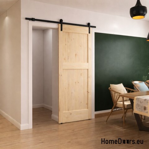 Drzwi przesuwne drewniane sosnowe Wood Loft A 85x212 cm