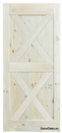 Drzwi przesuwne drewniane sosnowe Wood Loft G 95x212 cm
