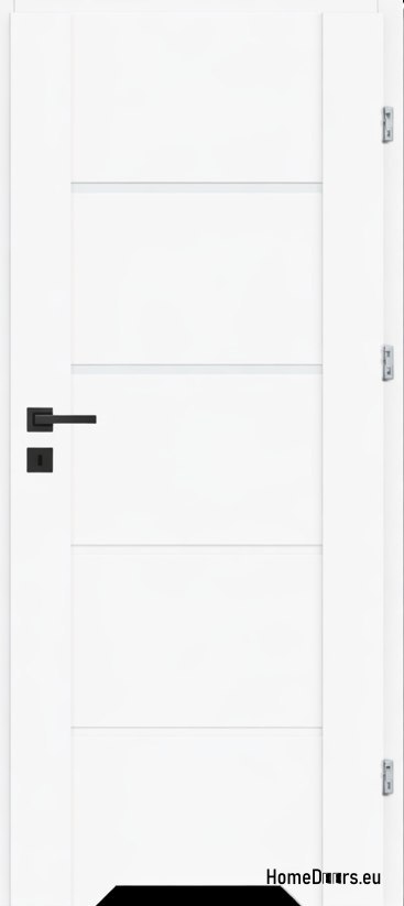 Drzwi wewnętrzne łazienkowe białe Lento 70 Prawe, OD RĘKI