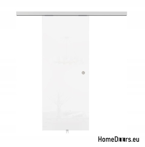 Drzwi wewnętrzne przesuwne szklane z prowadnicą 80 komplet 1S-85