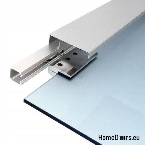 Drzwi wewnętrzne przesuwne szklane z prowadnicą 80 komplet 5S-85