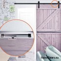 Softcloser cichy domyk spowalniacz do systemów drzwi przesuwnych Loft A B C