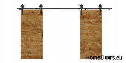 Drzwi przesuwne 120 naścienne ALFA LOFT 04 Lefkas 60 + system przesuwny