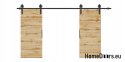 Drzwi przesuwne 148 naścienne ALFA LOFT 04 Dąb Wotan 74 + system przesuwny
