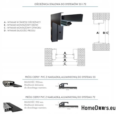 Drzwi Zewnętrzne PANTOR HURON Lewe 80 Dąb Turner 72mm Ciepłe