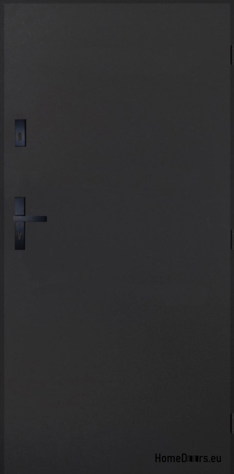 Drzwi Zewnętrzne PANTOR PRAGA Prawe 80 Antracyt Grube 72mm Ciepłe