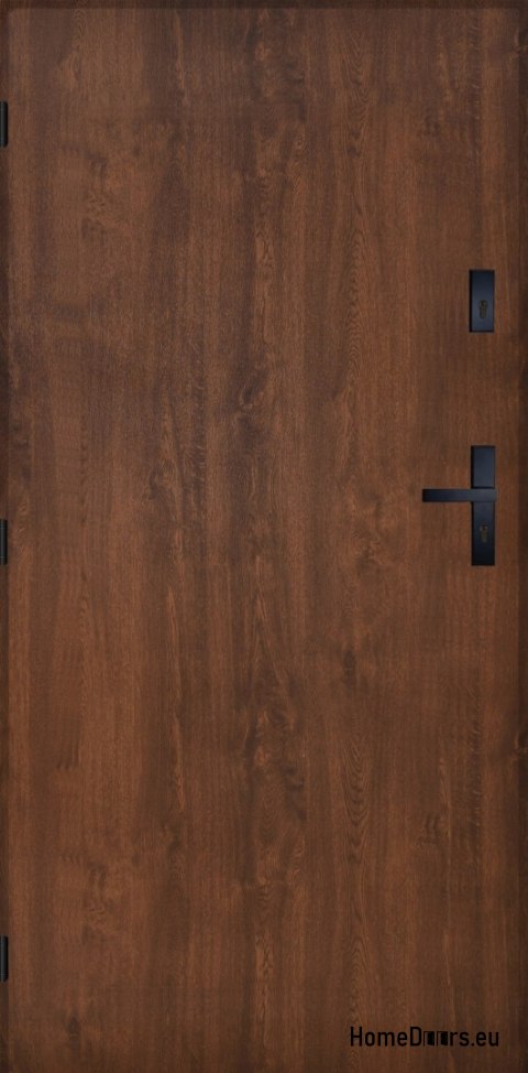 Drzwi Zewnętrzne PANTOR PRAGA RC2 Lewe 80 Orzech Grube 72mm Ciepłe
