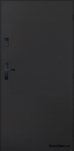 Drzwi Zewnętrzne PANTOR PRAGA RC2 Prawe 80 Antracyt Grube 72mm Ciepłe