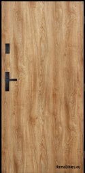 Drzwi Zewnętrzne PANTOR PRAGA RC2 Prawe 80 Dąb Turner Grube 72mm Ciepłe