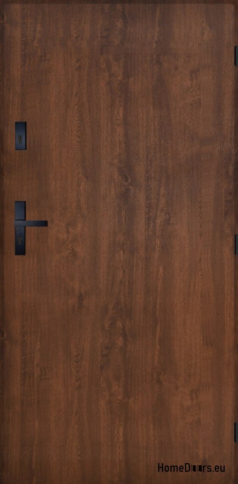 Drzwi Zewnętrzne PANTOR PRAGA RC2 Prawe 90 Orzech Grube 72mm Ciepłe