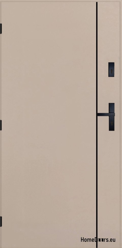 Drzwi Zewnętrzne PANTOR WILANÓW Lewe 80 Kaszmir Grube 72mm Ciepłe