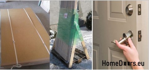 DRZWI ZEWNĘTRZNE CIEPŁE T41 72 mm styropian 90 LEWE antracyt, OD RĘKI