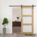 Drzwi wewnętrzne przesuwne Miami 3,5 cm grube 90 Loft dąb kpl z systemem