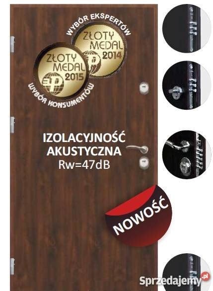 Drzwi Antywłamaniowe Akustyczne 47 dB